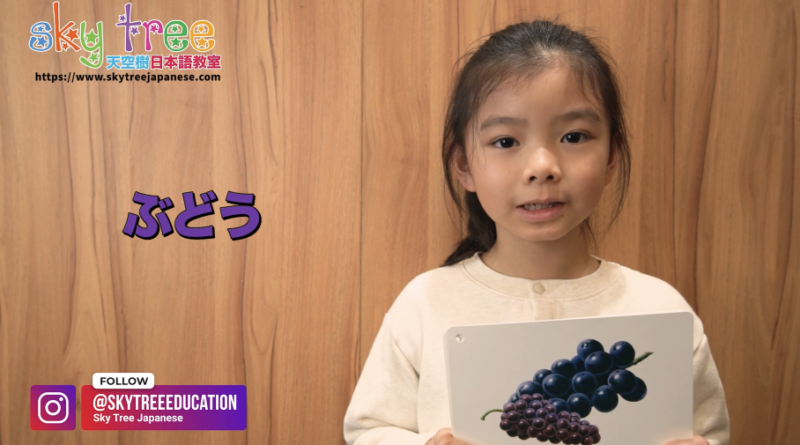 天空樹日本語教室﹣Stella 教你日本語蔬果名稱 – 2026-Jan-20
